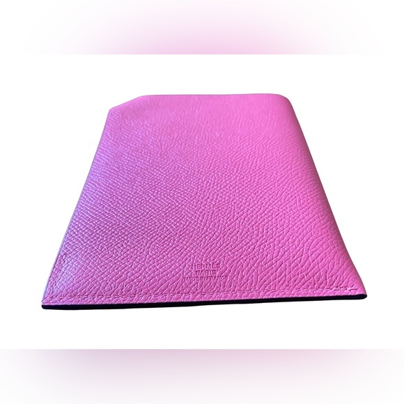Hermes Epsom Leather Passport Cover - Rose Azalee Tarmac PM - Picture 8 of 16